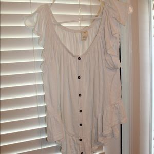 Free People off the shoulder top.